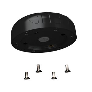 Detailansicht der Poynting PUCK-4-V2 Unterseite mit Gewinde