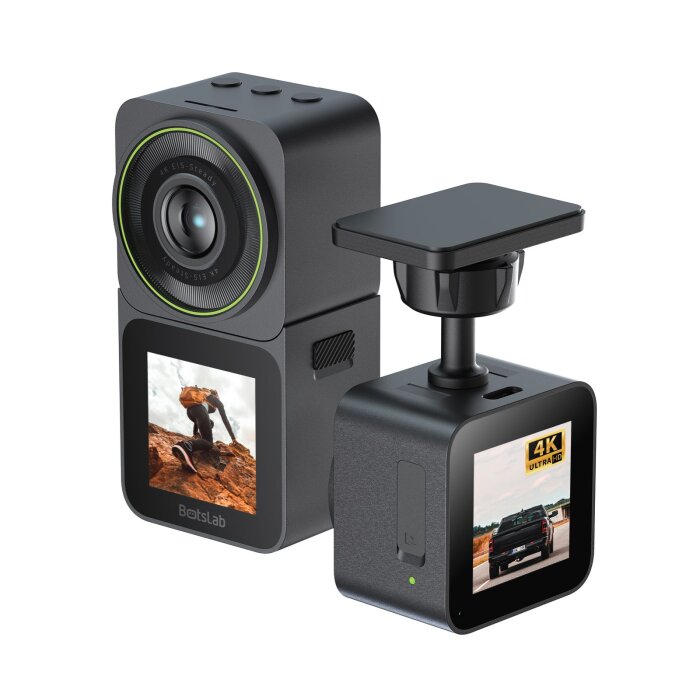 Botslab V9H 4K Dashcam and 2-in-1 Action Cam