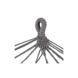Close-up of the Grey Hammock with Fringes