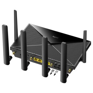 Alternative Ansicht des schwarzen Cudy LTE Router