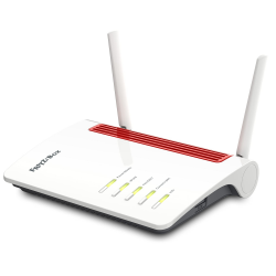 Rückseite der Fritz!Box 6850 LTE mit Anschlüssen