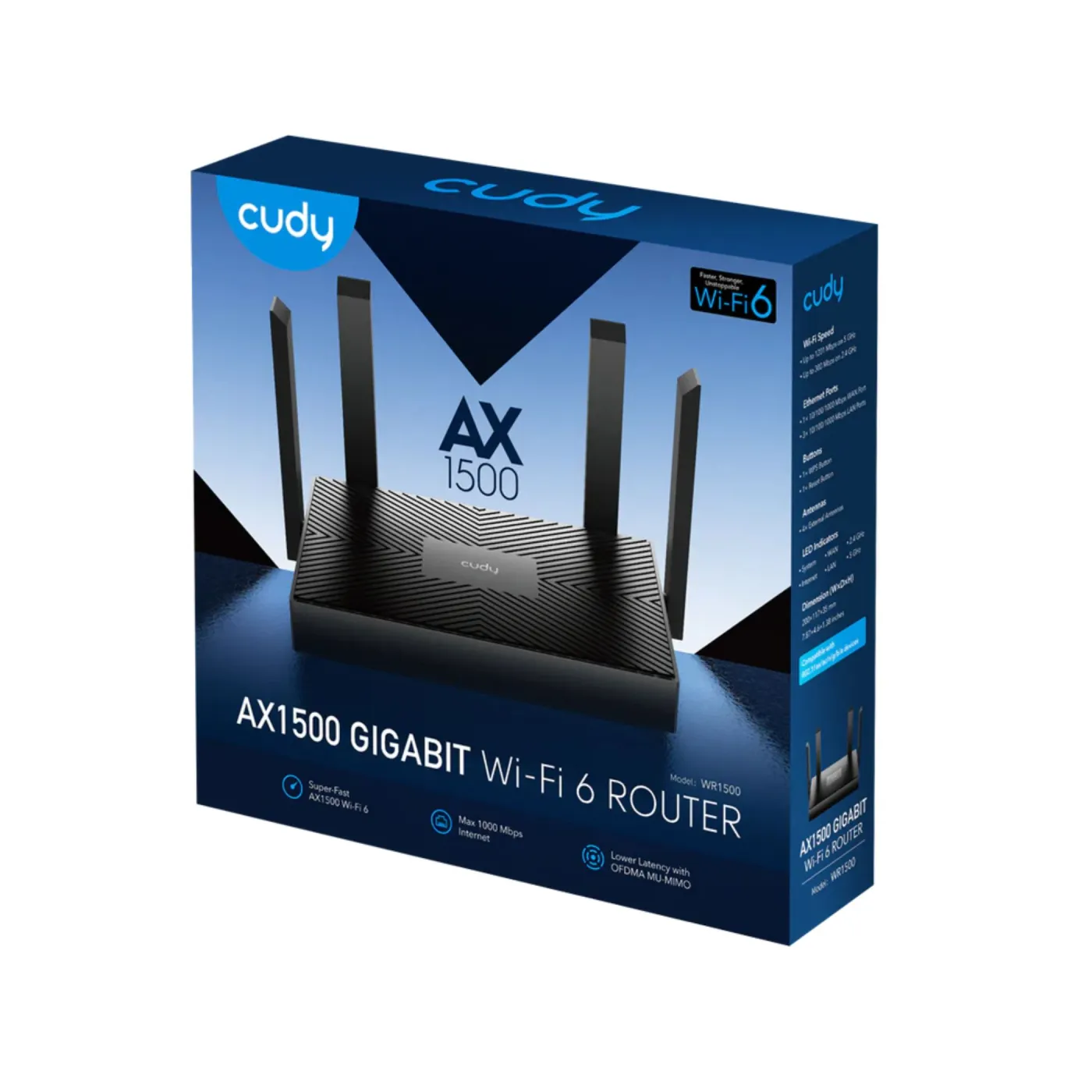 Cudy WR1500 Affordable WiFi 6 Mesh Router