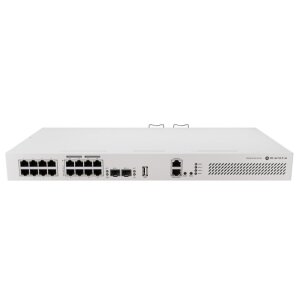 MikroTik CRS418-8P-8G-2S+RM | L3 Switch, 16x GbE (8x...