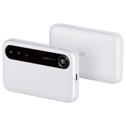 Rückseite des Routers mit weißem Gehäuse