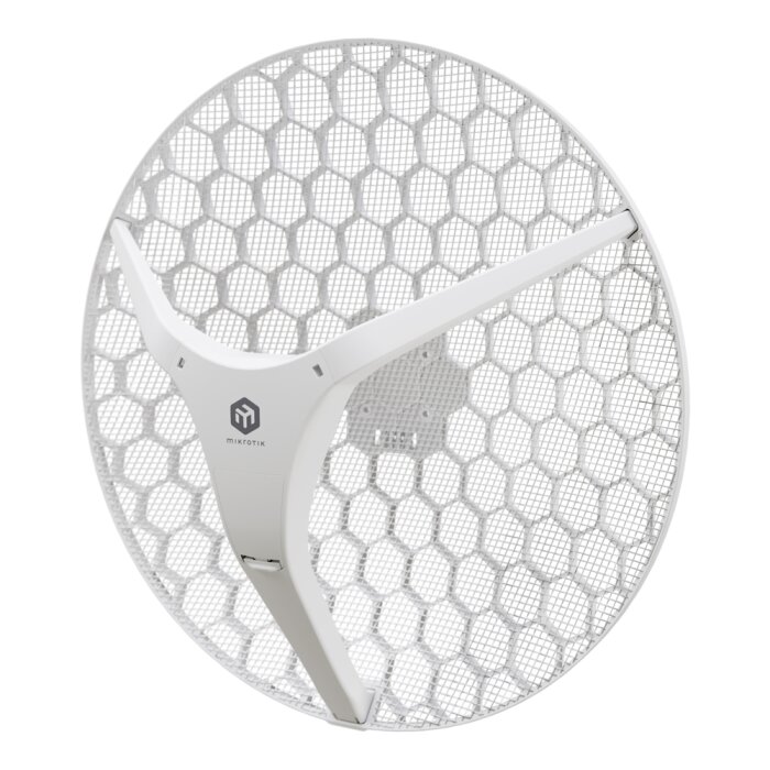 MikroTik LHG-5axD-XL Outdoor WiFi CPE with 27 dBi Grid Antenna