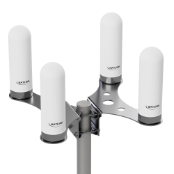 Einzelteile Montagewinkel der 5G Antenne