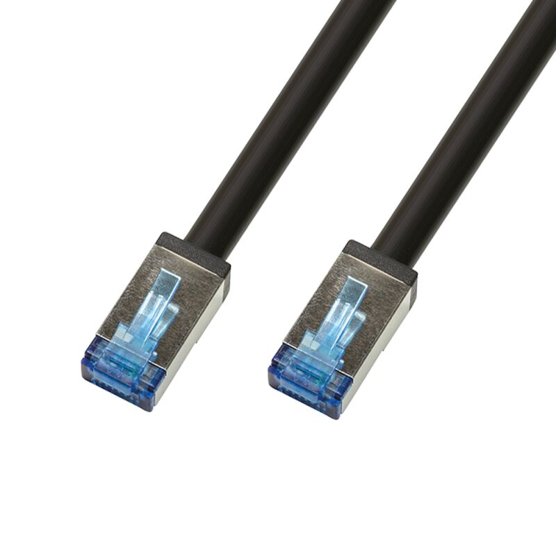 CAT.6A Outdoor Netzwerkkabel / Patchkabel mit PUR Mantel, 1m