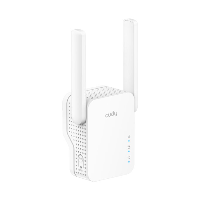 Cudy RE1500 AX1500 Wi-Fi 6 WLAN Repeater in weißer Gehäusefarbe