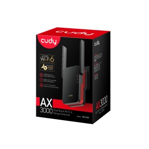 Detailansicht der Status-LEDs des Cudy RE3000