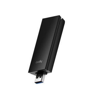Cudy WU5400 | Tri-Band WLAN 6E USB Adapter, AX5400, High-Gain, Plug & Play - Bild 4