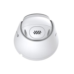TP-Link VIGI C485 camera mounted on a building corner