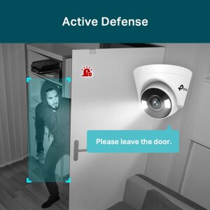 PoE IP camera with H.265+ compression