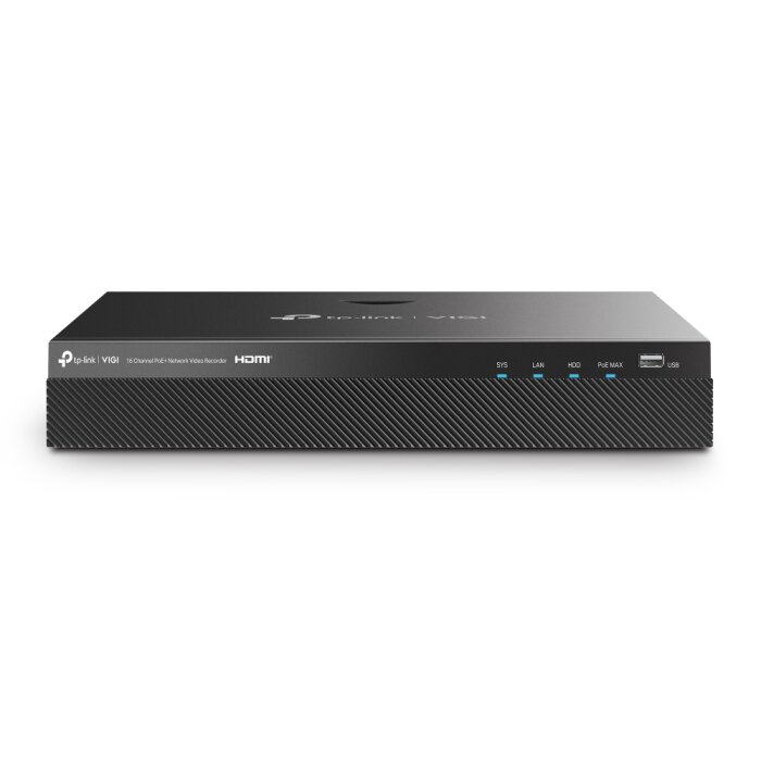 TP-Link VIGI NVR2016H-16MP 16-Kanal PoE+ Netzwerk Video Rekorder