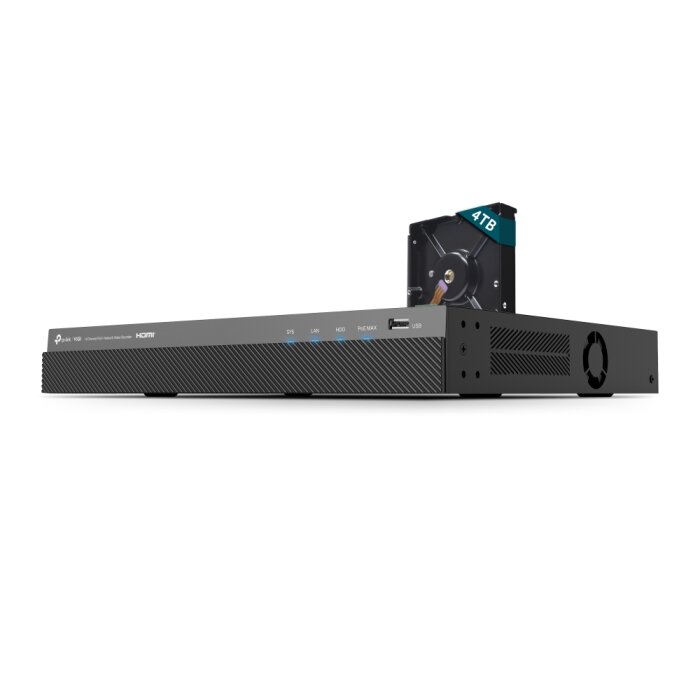 TP-Link VIGI NVR2016H-16MP-4TB Netzwerkvideorekorder für 16 Kameras