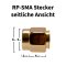 RP-SMA Stecker seitliche Ansicht