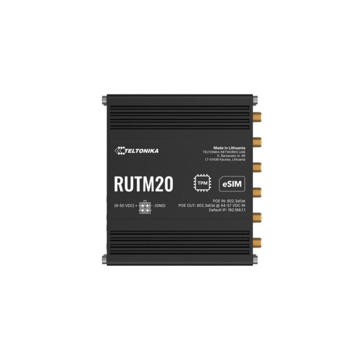 Teltonika RUTM20 5G Industrial Router front view