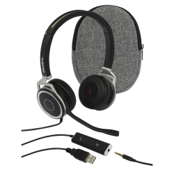 Plusonic 15.2P Business Headset - Geräuschunterdrückung, Binaural, USB & 3.5mm Klinke