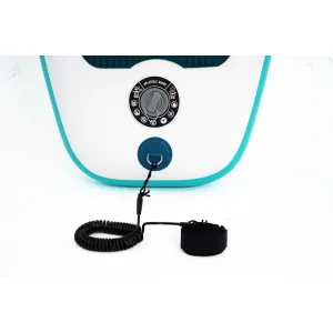 Ventil und Aufdruck des Extralink SUP Boards