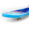 Seitenansicht des aufgeblasenen Extralink SUP-Boards 320cm