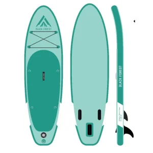 Inflatable SUP board with paddle and backpack in set