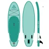 Inflatable SUP board with paddle and backpack in set