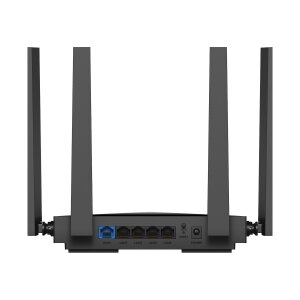 Rückseite des Cudy WR3600H mit 2.5G WAN und LAN Ports