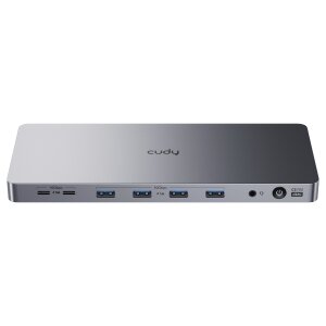 Cudy CS700 Docking Station front view with all ports