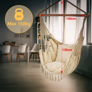 Overhead view of Black Forest hammock chairs spacious seating area