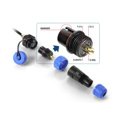 QuWireless QuPS4 - Outdoor Netzstecker-Adapter