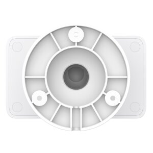 Xiaomi Outdoor Camera CW100 Dual montiert an einer Hauswand, Blickwinkel