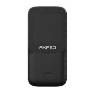 AKASO Keychain 2 als 1080P Webcam an einem Laptop angeschlossen