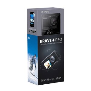 AKASO Brave 4 Pro mit externem Mikrofonanschluss für bessere Audioqualität