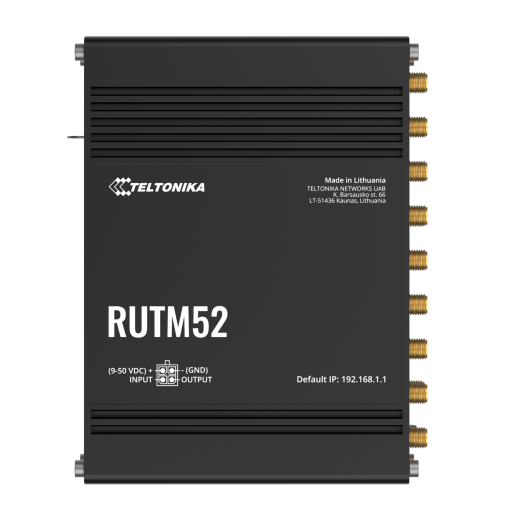 Teltonika RUTM52 Dual-5G Router mit 2 5G Modems, Dual-SIM und eSIM