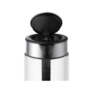 Illuminated glass kettle from Xiaomi, clearly showing the water level