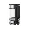 Close-up of the 304 stainless steel heating element and borosilicate glass of the Xiaomi kettle
