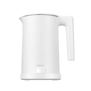 Close-up of the Xiaomi Home App on a smartphone, showing WiFi control of the Xiaomi Smart Kettle 2 Pro with temperature regulation.