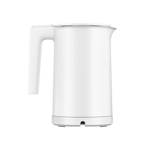 Interior view of the Xiaomi Smart Kettle 2 Pro with 304 stainless steel interior, ready for fast boiling with 1800W.