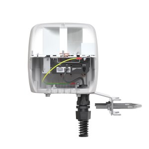 Industrielle omnidirektionale Antenne QuCube mit Platz für Teltonika RUT2xx