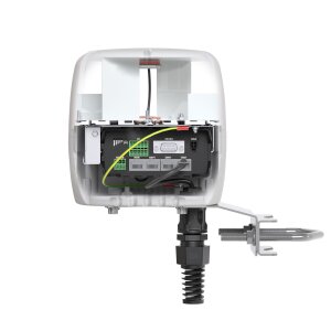 Detailansicht des QuWireless QuCube A955C mit Anschlüssen