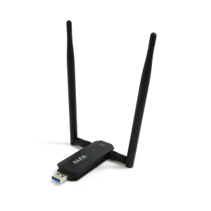 ALFA AWUS036AXM WiFi 6E USB Adapter mit zwei externen...