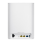 ASUS ZenWiFi XP4Rückseite mit RJ45 Ports, USB und DC