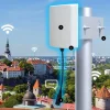 Outdoor WiFi Reichweitenverstärker Alfa AC600U in Gartenumgebung