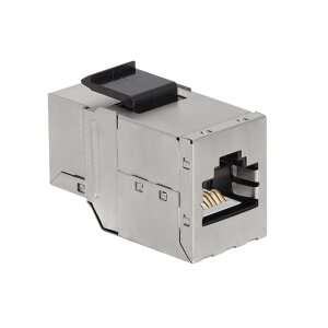 Werkzeuglose Snap-In-Montage des LogiLink NK4010 Keystone...