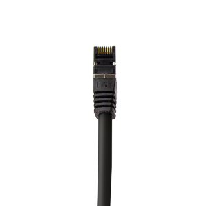 Cross-section of the S/FTP PiMF shielded Logilink CAT 8.1  with pure copper conductors