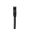 Cross-section of the S/FTP PiMF shielded Logilink CAT 8.1  with pure copper conductors