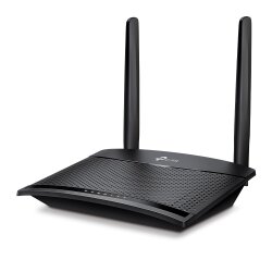 seitliche Ansicht des flachen Gehäuse des MR100 LTE...
