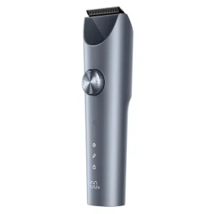 Digitales LED-Display des Xiaomi Hair Clipper 2 zeigt Akkustand in Prozent und Wartungshinweis.