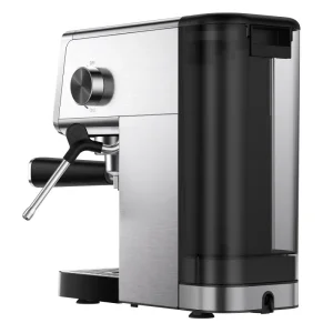 Zwei Tassen Espresso werden von der Xiaomi Maschine mit 20 Bar Pumpendruck extrahiert.