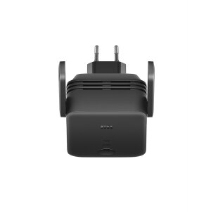 Infografik, die den Unterschied zwischen dem Repeater-Modus und dem Access-Point-Modus des Xiaomi Mi WiFi Extender AC1200 erklärt.