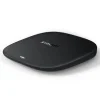 Rear view of the black Xiaomi TV Box S (3rd Gen) with HDMI 2.1, USB 2.0, and power port.